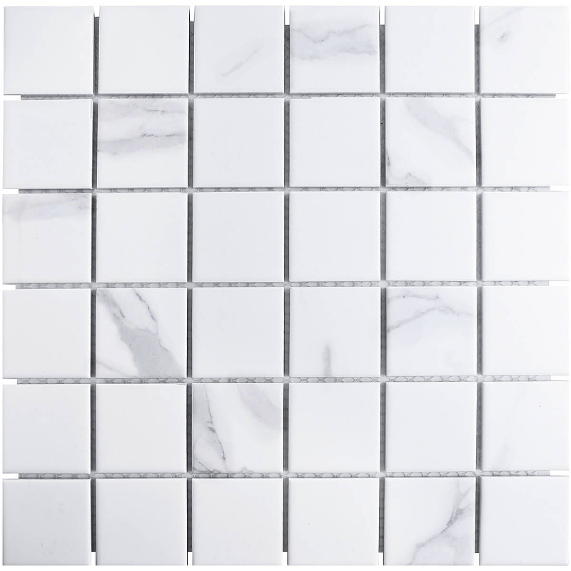 Керамическая мозаика StarMosaic Homework Carrara Matt PMWB82223 30,6x30,6 см
