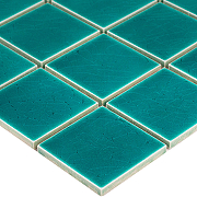 Керамическая мозаика StarMosaic Homework Crackle Green Glossy LWWB80081 30,6x30,6 см-2