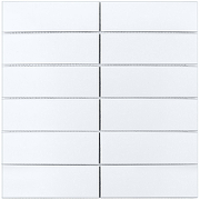Керамическая мозаика StarMosaic Brick/Metro White Matt V-VW56000 30x30 см