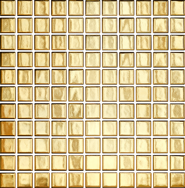 Керамическая мозаика StarMosaic Metal Golden Glossy CIO915JY 30.25x30.25 см