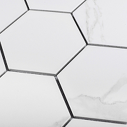 Керамическая мозаика StarMosaic Hexagon big Carrara Matt PMFQ82223 25,6x29,5 см-2