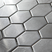 Керамическая мозаика StarMosaic Hexagon small Marble Grey Matt PMMT82457 26,5x27,8 см-4
