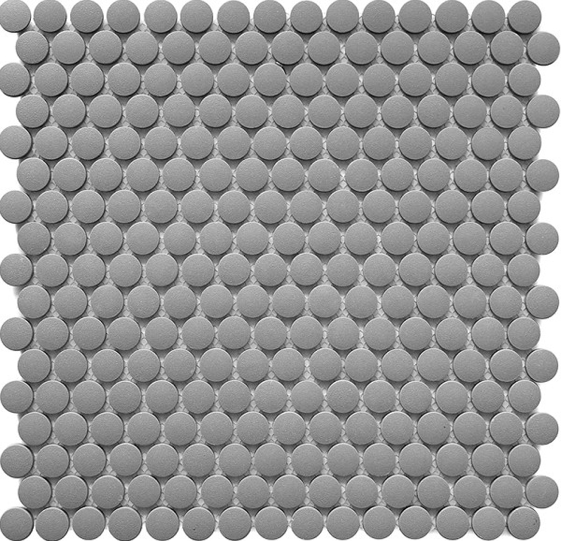 Керамическая мозаика StarMosaic Non-Slip Hexagon Penny Round Dark Grey Antislip JNK82021 30,9x31,5 см керамическая мозаика starmosaic hexagon big grey matt fq21016 25 6x29 5 см
