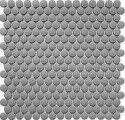 Керамическая мозаика StarMosaic Non-Slip Hexagon Penny Round Dark Grey Antislip JNK82021 30,9x31,5 см