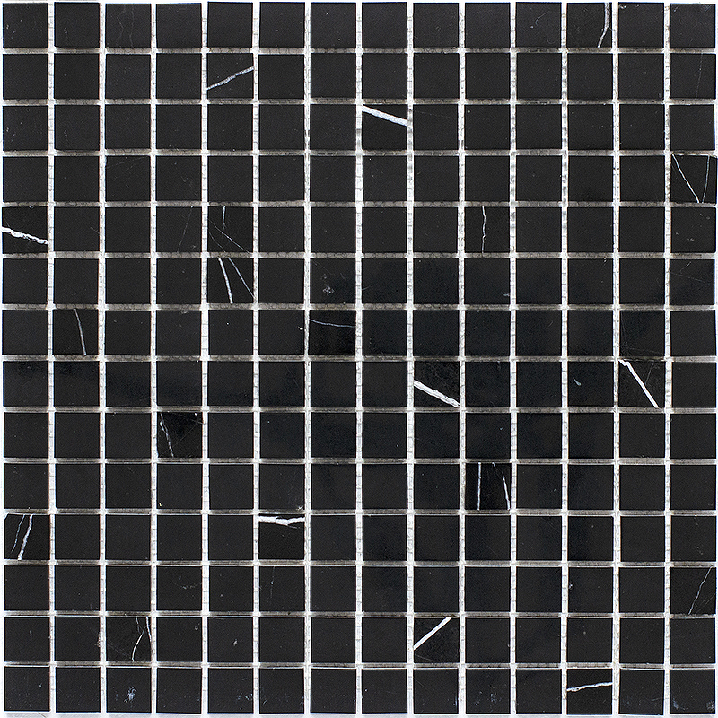 цена Керамическая мозаика StarMosaic Wild Stone Black Polished JMST034 30,5x30,5 см