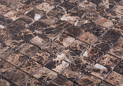 Керамическая мозаика StarMosaic Wild Stone Dark Emperador Matt JMST070 30,5x30,5 см-1