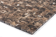 Керамическая мозаика StarMosaic Wild Stone Dark Emperador Matt JMST070 30,5x30,5 см-2