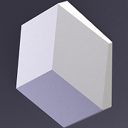 Гипсовая 3д панель Artpole Elementary Cube-solo E-0021 173x200 мм
