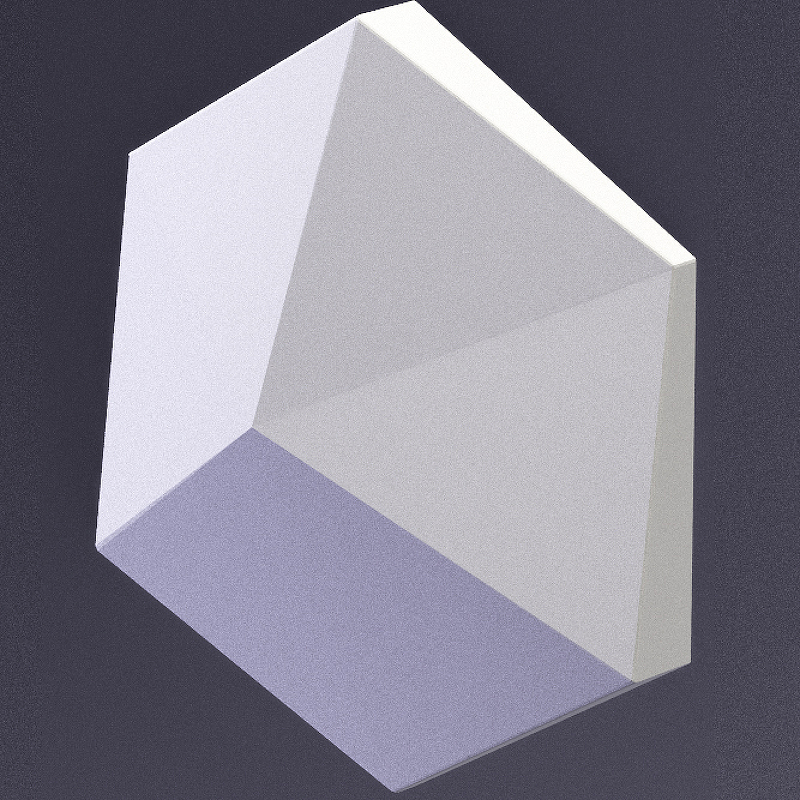Гипсовая 3д панель Artpole Elementary Cube-Ex1 E-0013 173x200 мм