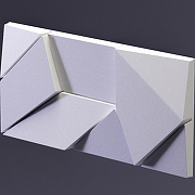 Гипсовая 3д панель Artpole Elementary Origami E-0001 127x257 мм
