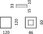 Гипсовая 3д панель Artpole Elementary Tetris Led E-0166N нейтральный свет 120x120 мм-5
