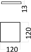 Гипсовая 3д панель Artpole Elementary Tetris 1 E-0077 120x120 мм-5
