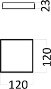 Гипсовая 3д панель Artpole Elementary Tetris 2 E-0078 120x120 мм-5