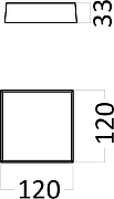 Гипсовая 3д панель Artpole Elementary Tetris 3 E-0079 120x120 мм-5