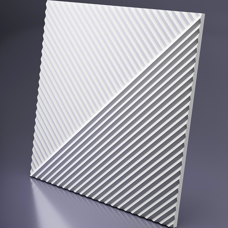 Гипсовая 3д панель Artpole Platinum Fields 1 GD-0008-1 глянцевая 600x600 мм