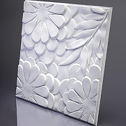 Гипсовая 3д панель Artpole Platinum Flora GM-0042 глянцевая 600x600 мм