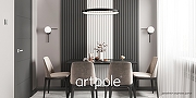 Гипсовая 3д панель Artpole Platinum Paraline GM-0030 глянцевая 600x600 мм-1