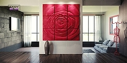 Гипсовое 3д панно Artpole Platinum Rose GМ-0044 глянцевое 1800x1800 мм-3
