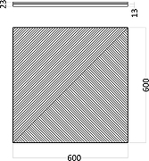 Гипсовая 3д панель Artpole Platinum Fields 1 SD-0008-1 патина/софттач 600x600 мм-9