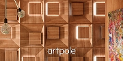 Гипсовая 3д панель Artpole Platinum Malevich Led SM-0075-2 патина/софттач теплый свет 600x600 мм-2
