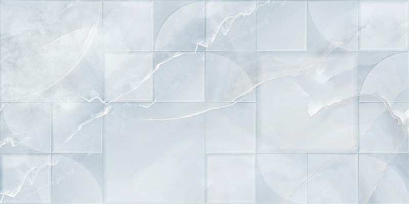 Керамическая плитка Керлайф Onice Blu Rel настенная 31,5х63 см