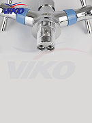 Смеситель для кухни Viko V-2533 Хром Синий-7