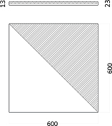 Гипсовая 3д панель Artpole Fields 3 D-0008-3 600x600 мм-9