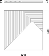 Гипсовая 3д панель Artpole Fields 4 D-0008-4 600x600 мм-9
