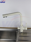 Смеситель для кухни Viko V-5044 Белый-1