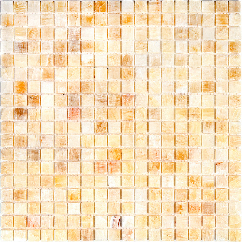 цена Каменная мозаика Natural Adriatica Onyx Yellow 7M073-15P 30,5x30,5 см