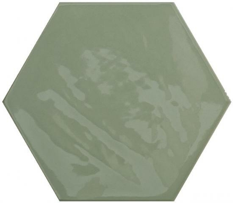 Керамическая плитка Cifre Kane Hexagon Sage 16х18 см