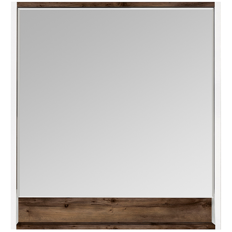 Зеркало Aquaton Капри 80 1A230402KPDB0 с подсветкой Таксония темная зеркальный шкаф акватон капри 60 1a230302kpdb0 с подсветкой таксония темная