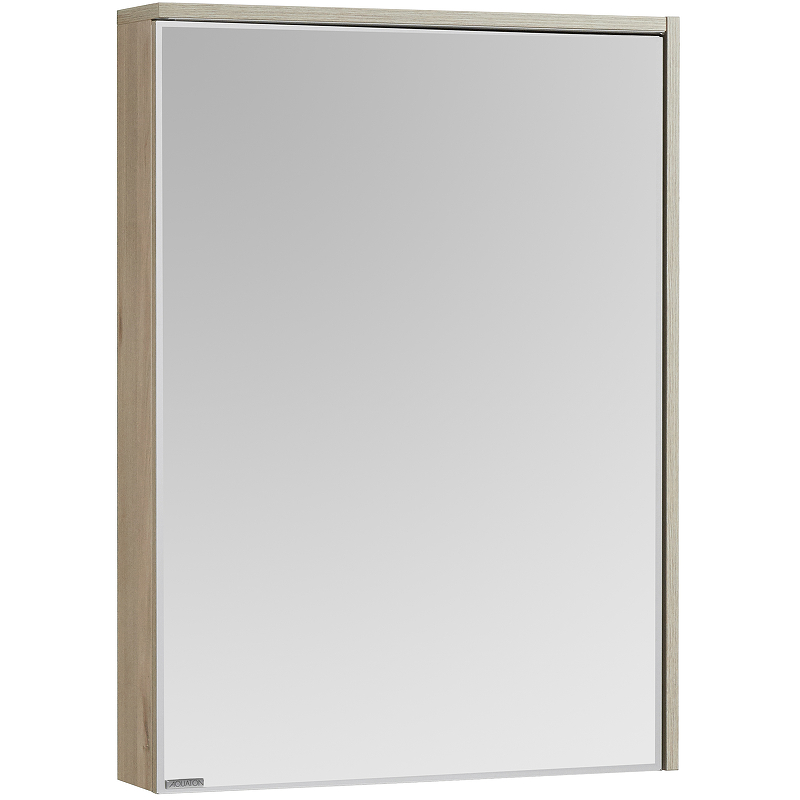 цена Зеркальный шкаф Aquaton Стоун 60 R 1A231502SX850 с подсветкой Сосна арлингтон