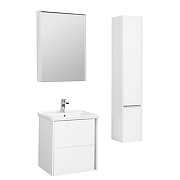 Зеркальный шкаф Aquaton Стоун 60 R 1A231502SX010 с подсветкой Белый-5