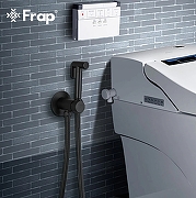 Гигиенический душ со смесителем Frap F7505-6 Черный матовый-8