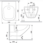 Биде AM.PM Inspire 2.0 C50A3411WH подвесное Белое-6