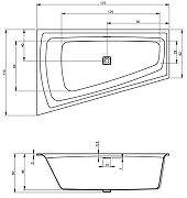 Акриловая ванна Riho Still Smart 170х110 B102003005 (BR0400500K00130) R без гидромассажа-3