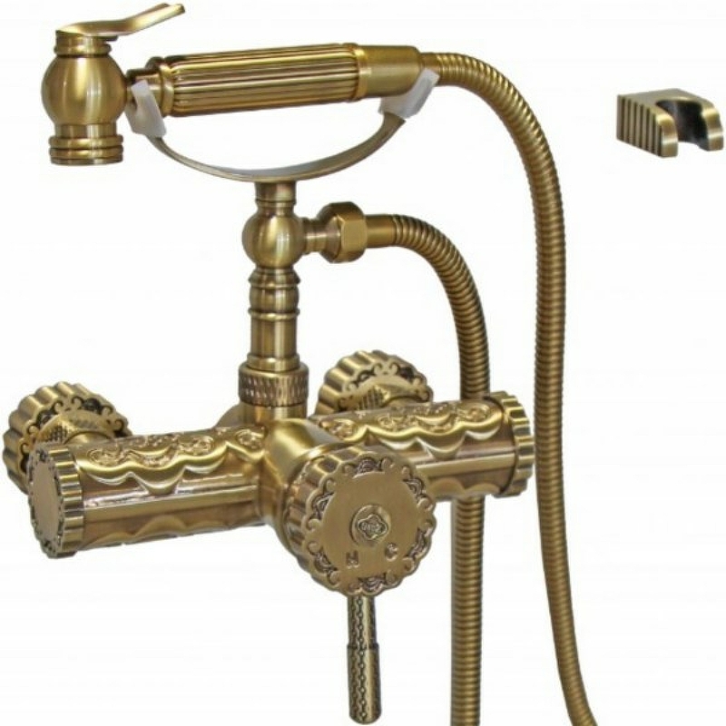 Гигиенический душ со смесителем ZorG Antic A 122 BD-BR Бронза гигиенический душ zorg antic a 116 bd br бронза