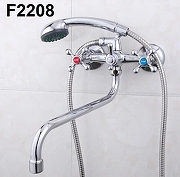 Смеситель для ванны Frap H08 F2208 универсальный Хром-3