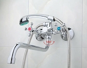 Смеситель для ванны Frap H08 F2208-2 универсальный Хром-11
