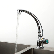 Кран для одного типа воды Frap F4196 Хром-5