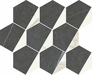 Керамическая мозаика Italon Metropolis Mosaico Hexagon Cold 620110000159 25,4х31 см