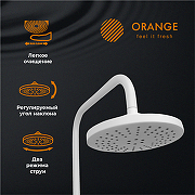 Душевая система Orange O-Shower OW02w Белый глянец-8
