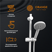 Душевая система Orange O-Shower OW02w Белый глянец-9