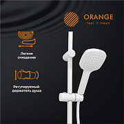 Душевая система Orange O-Shower OW04w Белый глянец-9