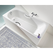 Стальная ванна Kaldewei Saniform Plus Star 336 170х75 133600013001 с покрытием Easy-clean с отверстиями под ручки-1