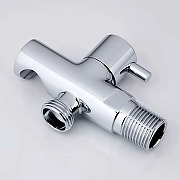 Гигиенический душ с запорным вентилем Frap F7501 Хром-5