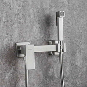 Гигиенический душ со смесителем Frap F7504-5 Сатин-4
