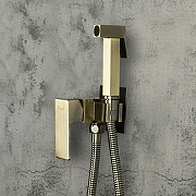 Гигиенический душ со смесителем Frap F7506-4 Бронза-1