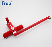 Смеситель для ванны Frap H43 F2243 универсальный Красный Хром-1